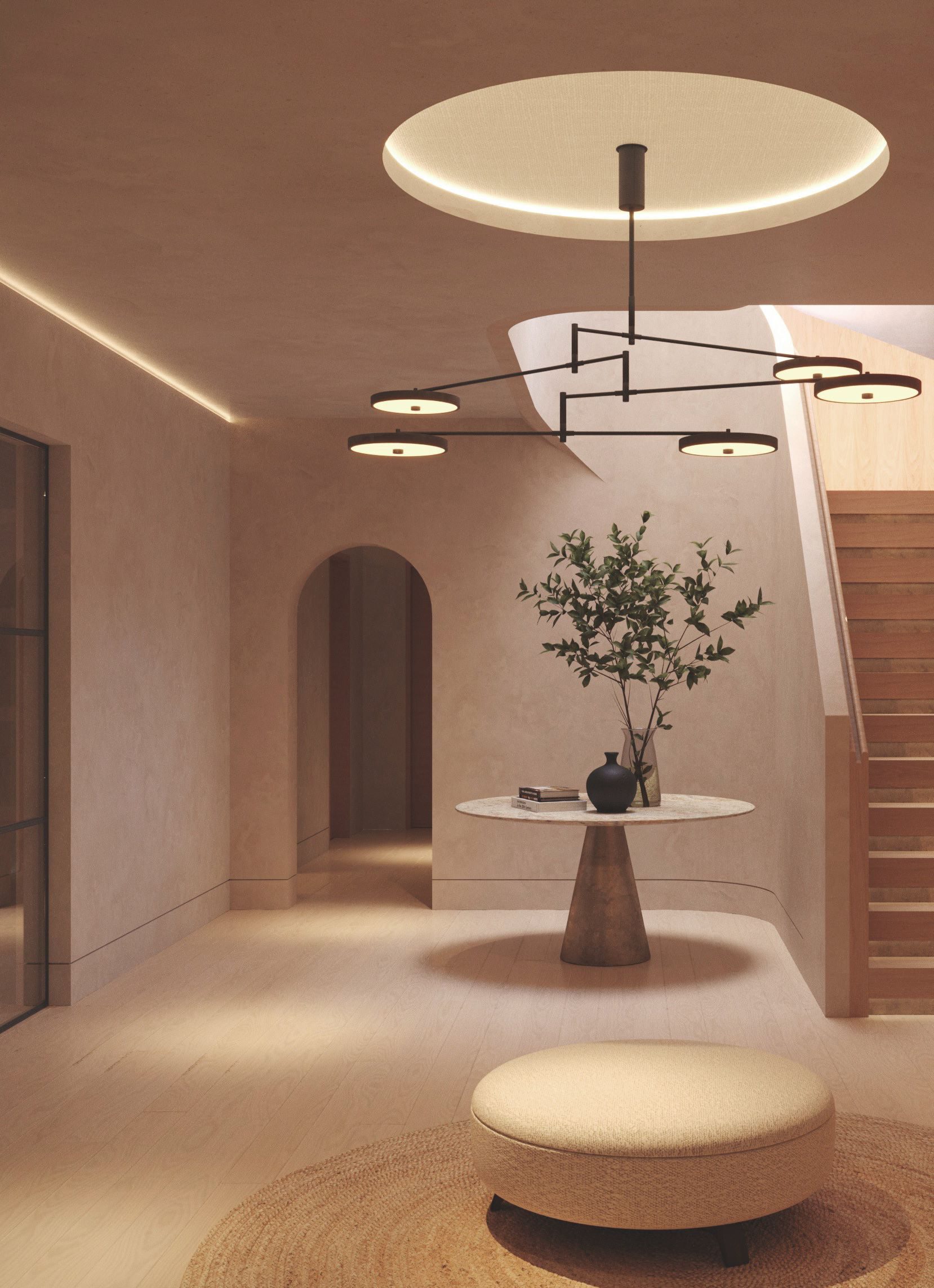 A grand entrance hall for private client in Surrey. Interior Decoration ...